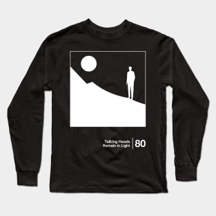 Talking Heads / Minimal Graphic Design Tribute Long Sleeve T-Shirt